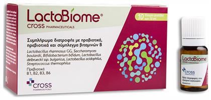 Pharmaceuticals LactoBiome 10 Φιαλίδια Cross