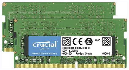 16GB DDR4 με 2 Modules (2x8GB) (CT2K8G4SFRA32A) Crucial