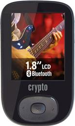 Crypto MP1800BT Plus MP3 Player (16GB) με Οθόνη TFT 1.8'' Μαύρο από το e-shop