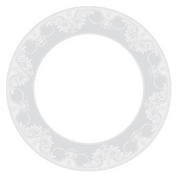 Deco Classico Σερβίτσιο Πιάτων από Πορσελάνη Λευκό 20τμχ Cryspo Trio