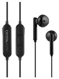 BIE-02 In-ear Bluetooth Handsfree Ακουστικά Μαύρα Crystal Audio