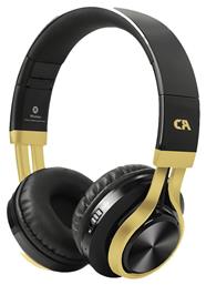BT-01 Bluetooth / 3.5mm με 18 ώρες Λειτουργίας Χρυσά Crystal Audio