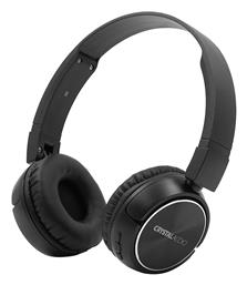 BT-04 Ασύρματα/Ενσύρματα On Ear Ακουστικά με 10 ώρες Λειτουργίας Μαύρα Crystal Audio