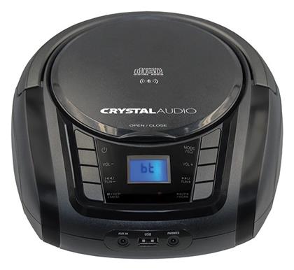 Φορητό Ηχοσύστημα BMBUB3 με Bluetooth / CD / MP3 / USB / Ραδιόφωνο σε Μαύρο Χρώμα Crystal Audio