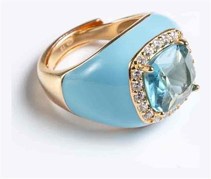 Γυναικείο Δαχτυλίδι από Ασήμι Επιχρυσωμένο Cuoro