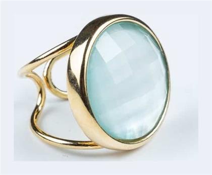 Γυναικείο Δαχτυλίδι από Ατσάλι Επιχρυσωμένο Cuoro