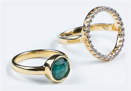 Γυναικείο Δαχτυλίδι από Ατσάλι Επιχρυσωμένο Cuoro