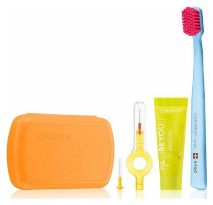 Be You Travel Set Πορτοκαλί Curaprox