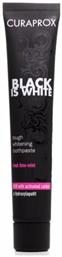 Black is White Tough Whitening Toothpaste 90ml Curaprox