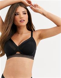 Curvy Kate Unwind fuller bust mesh bralette in black από το Asos