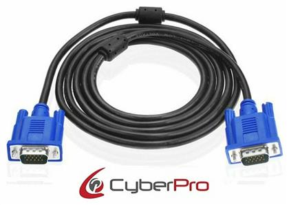Cable VGA male - VGA male 10m (CP-V100) CyberPro