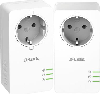 D-Link DHP-P601AV Powerline Διπλού Kit για Ενσύρματη Σύνδεση με Passthrough Πρίζα και Θύρα Gigabit Ethernet από το Media Markt