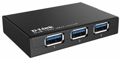 D-Link USB 3.0 Hub 4 Θυρών με σύνδεση USB-A και Εξωτερική Παροχή Ρεύματος - D Link