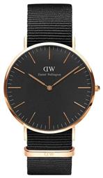 Classic Cornwall Ρολόι Μπαταρίας με Υφασμάτινο Λουράκι Daniel Wellington