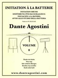 Initiation A La Batterie Vol.0 Βιβλίο Θεωρίας για Ντραμς Dante Agostini