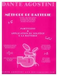 Methode de Batterie Παρτιτούρα για Ντραμς Vol.1 Dante Agostini