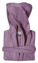 5903 Μπουρνούζι με Κουκούλα Dark Lilac 430gr/m² Das Home