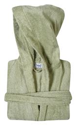 5907 Μπουρνούζι με Κουκούλα Olive 430gr/m² Das Home