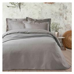 9565 Κουβερλί Υπέρδιπλο Microfiber ΓΚΡΙ 220x240cm Das Home
