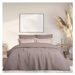 9628 Κουβερλί Υπέρδιπλο Microfiber Λιλα Σκουρο 220x240cm Das Home