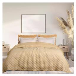 9631 Κουβερλί Υπέρδιπλο Microfiber Ωχρα 220x240cm Das Home