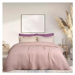 9633 Κουβερλί Υπέρδιπλο Microfiber Nude 220x240cm Das Home