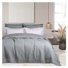 9635 Κουβερλί Υπέρδιπλο Microfiber Γκρι 220x240cm Das Home