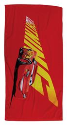 Cars 5850 Παιδική Πετσέτα Θαλάσσης Κόκκινη Disney Cars 140x70εκ. Das Home