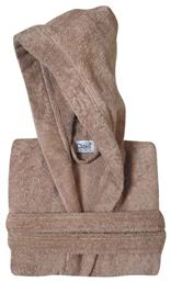 Casual 1446 Μπουρνούζι με Κουκούλα Μπεζ 430gr/m² Das Home