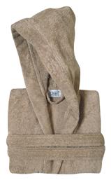 Casual Μπουρνούζι με Κουκούλα Taupe 430gr/m² Das Home