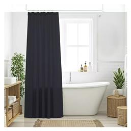 Κουρτίνα Μπάνιου Υφασμάτινη 240x180cm Graphite Das Home