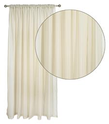 Κουρτίνα με Τρέσα 2193 Μπεζ 300x270εκ. Das Home