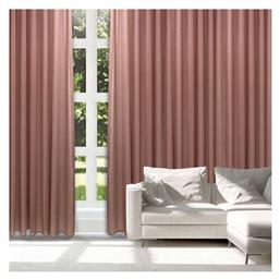 Κουρτίνα με Τρουκς 2223 Ροζ 300x265εκ. Das Home
