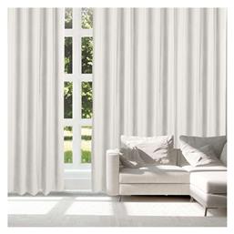 Κουρτίνα με Τρουκς 2226 Λευκή 140x270εκ. Das Home