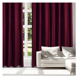 Κουρτίνα με Τρουκς 2229 Μπορντό 140x270εκ. Das Home
