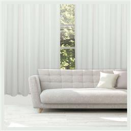 Κουρτίνα με Τρουκς 2233 Λευκή 140x270εκ. Das Home