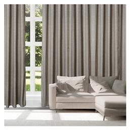 Κουρτίνα με Τρουκς Καφέ 140x270εκ. Das Home