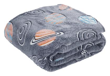 Κουβέρτα 4834 Fleece Μπλε 80x110εκ. Das Home