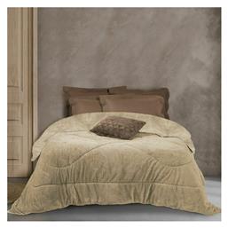 Κουβερτοπάπλωμα Μονό 160x220 1158 Beige Das Home