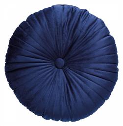 Μαξιλάρι Καναπέ 0269 από Βελούδο Dark Blue 38x38εκ. Das Home