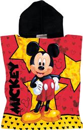 Das Home Mickey Παιδικό Πόντσο Θαλάσσης 50x115cm σε Κόκκινο χρώμα από το Katoikein