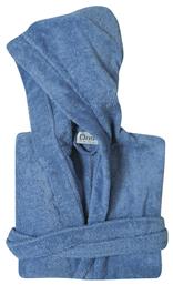 Παιδικό Μπουρνούζι Casual Blue με Κουκούλα Das Home