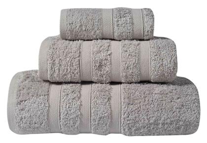 Πετσέτα Χεριών Prestige 30x50εκ. Γκρι Βάρους 650gr/m² Das Home