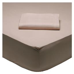 Σεντόνι Μονό με Λάστιχο 100x200x35εκ. Best 1011 Ροζ Das Home