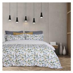 Σετ Ημίδιπλο 3τμχ 120x200+35εκ. με Λάστιχο Casual 5410 Γκρι, Πετρολ, Ωχρα Das Home