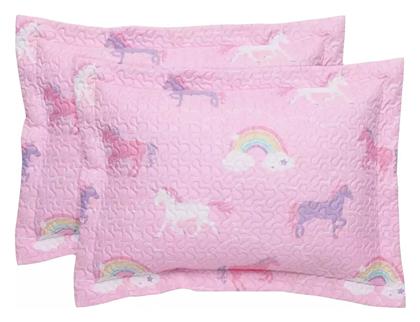 Σετ Παιδικές Μαξιλαροθήκες 50x70εκ. Pink, Purple Das Home