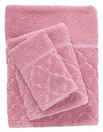 Σετ Πετσέτες Μπάνιου 3τμχ 0791 Pink Βάρους 550gr/m² Das Home