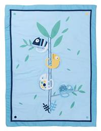 Βρεφικό Κουβερλί Microfiber Blue 110x150cm Das Home