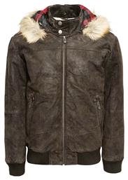 David Moor Suede Bomber Jacket της σειράς Dario - Dario Brown