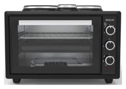 Fornetto Ηλεκτρικό Φουρνάκι 34lt με 3 Εστίες Davoline